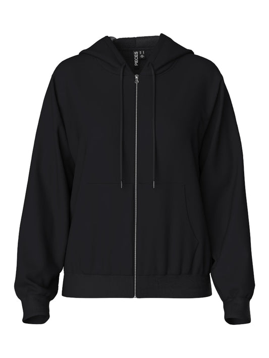 PCChilli LS Zip Hoodie Black