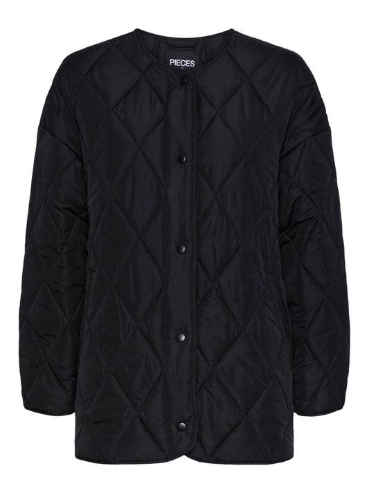 PCStella Quilted Jacket Black