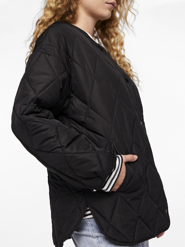 PCStella Quilted Jacket Black