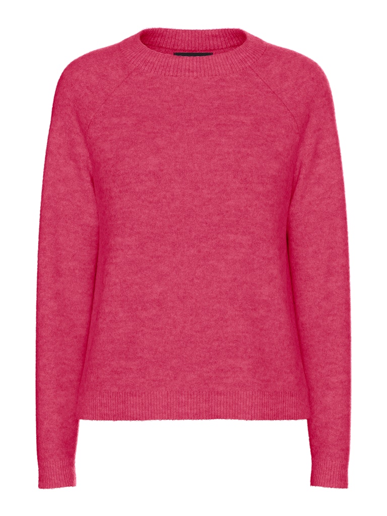 PCJuliana LS O-Neck Knit Beetroot Purple