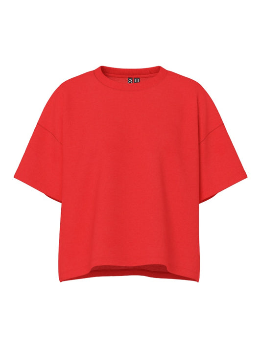 PCChilli Summer 2/4 Loose Sweat Poppy Red