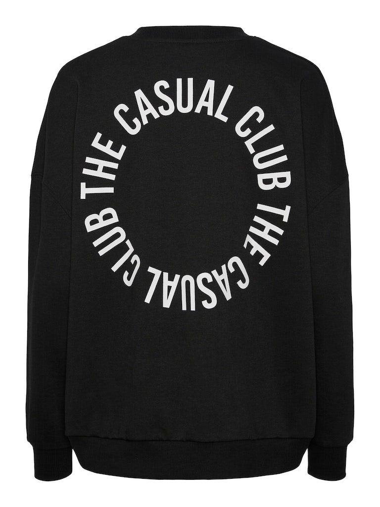 PCJyllo LS O-Neck Sweat Black