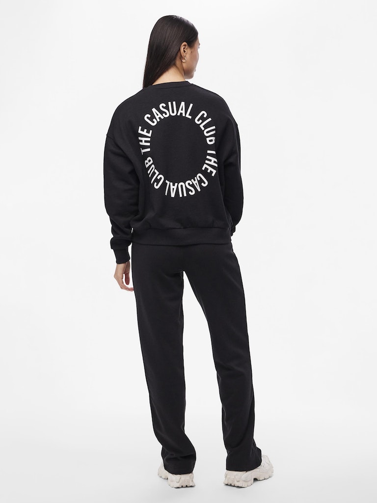 PCJyllo LS O-Neck Sweat Black