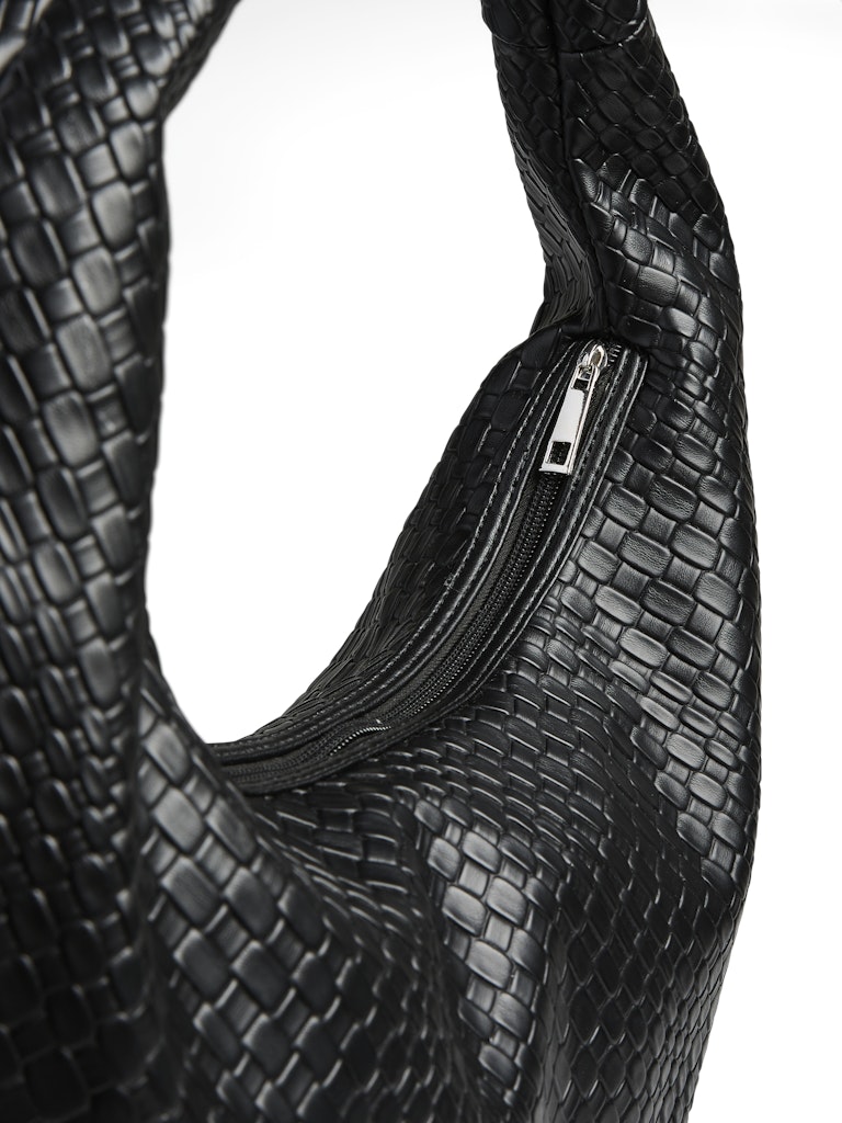 PCSanna Braided Shopper Black