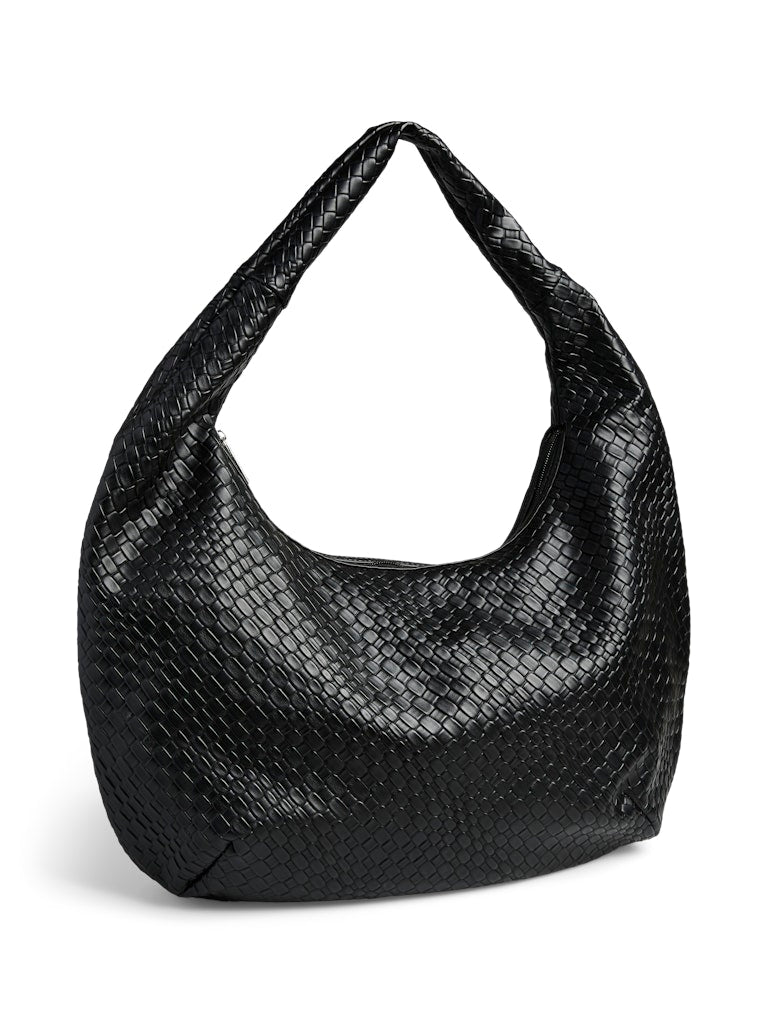 PCSanna Braided Shopper Black