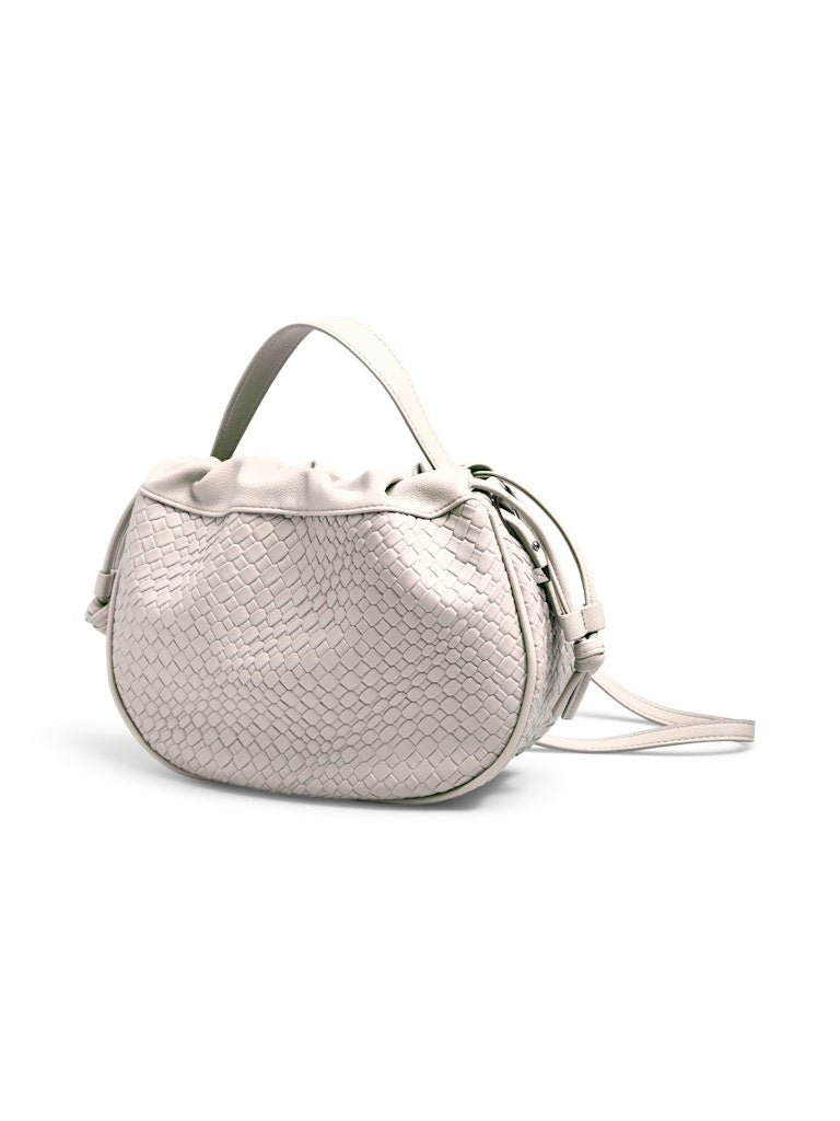 PCBalloon Large Braided Bag Silver Mink