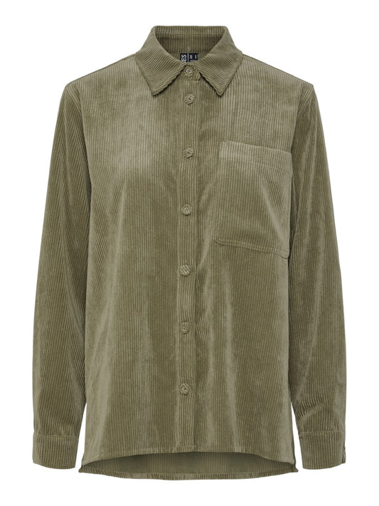 PCJeffi LS Shirt Deep Lichen Green