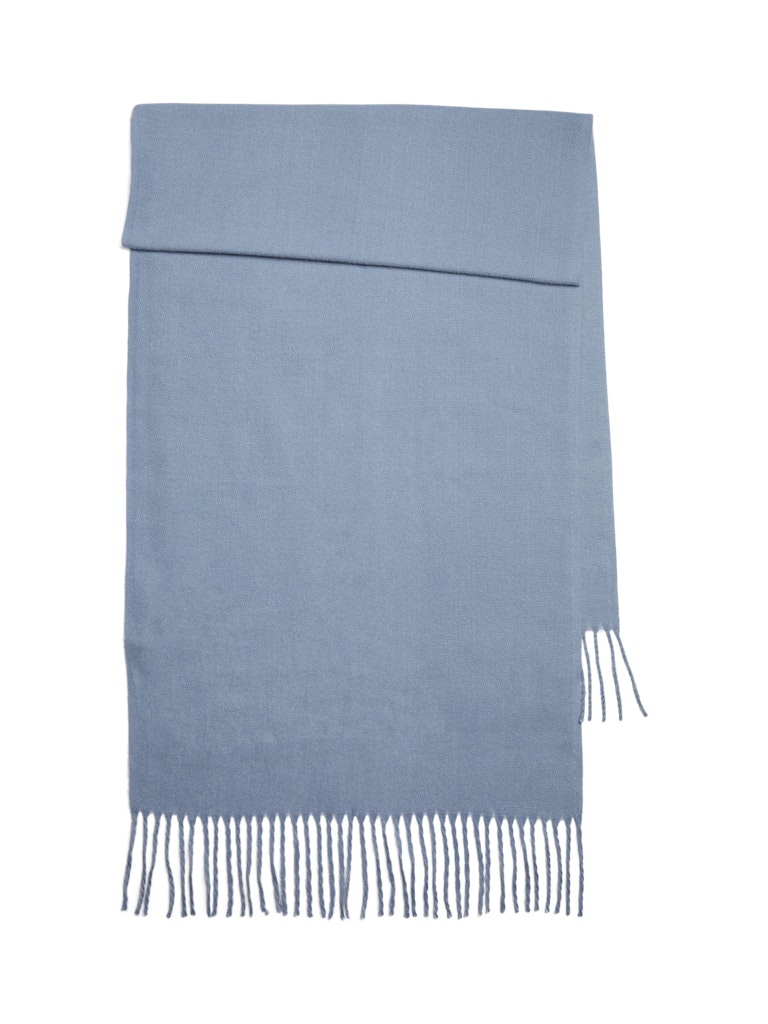 PCLesia Long Scarf Faded Denim