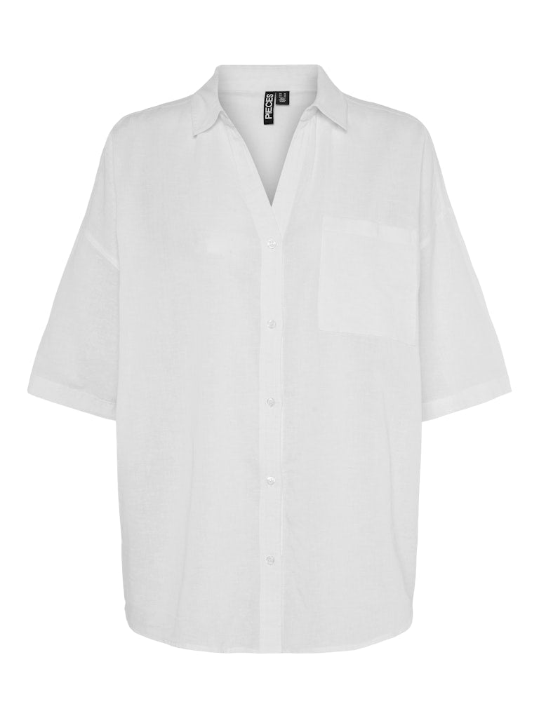 PCSatinka 2/4 Shirt Cloud Dancer