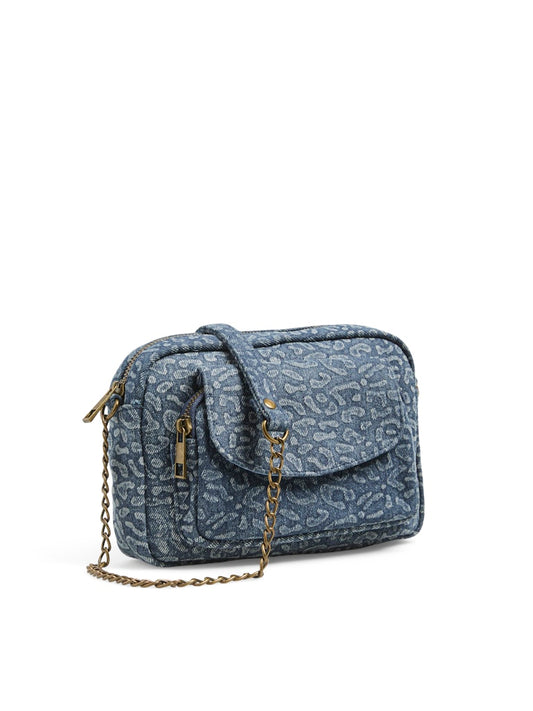 PCNaina Denim Cross Body Blue Denim Leo