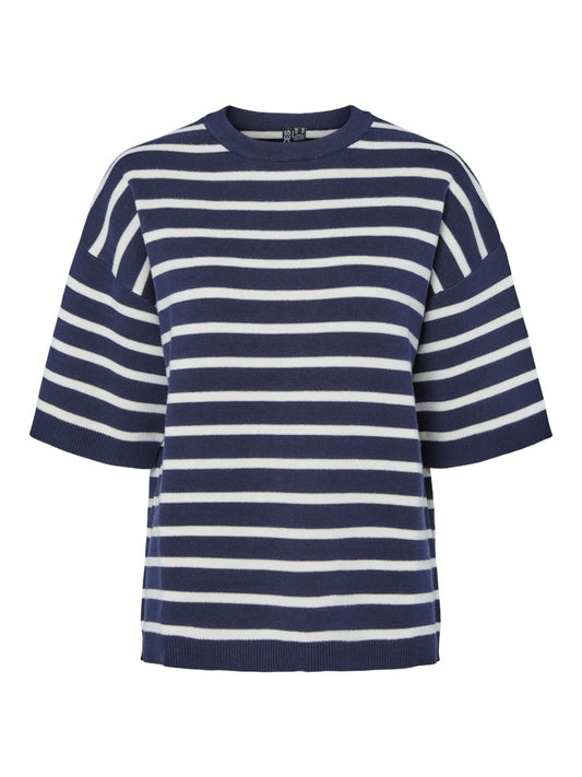 PCTian 2/4 O-Neck Knit Maritime Blue