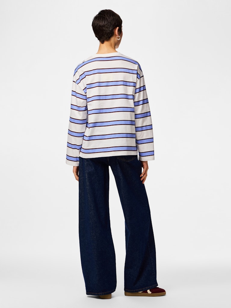 PCMila LS Loose Tee Hydrangea