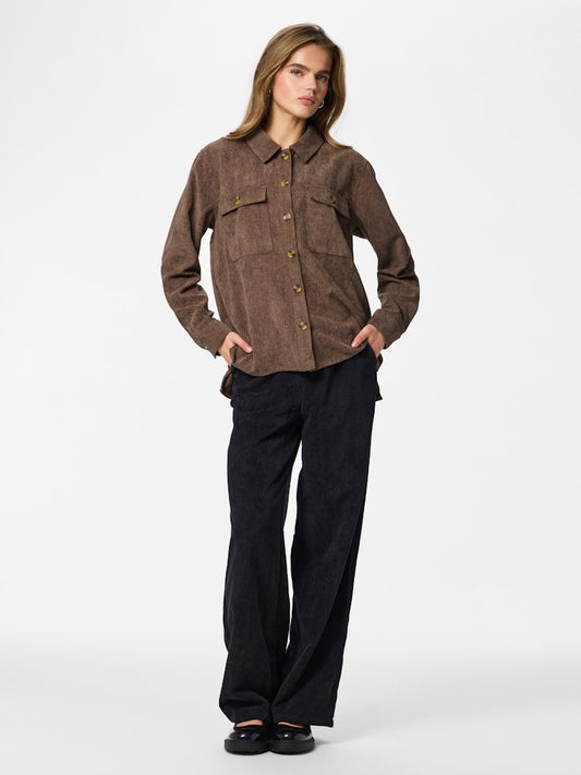 PCEffi LS Shirt Coffee Quartz