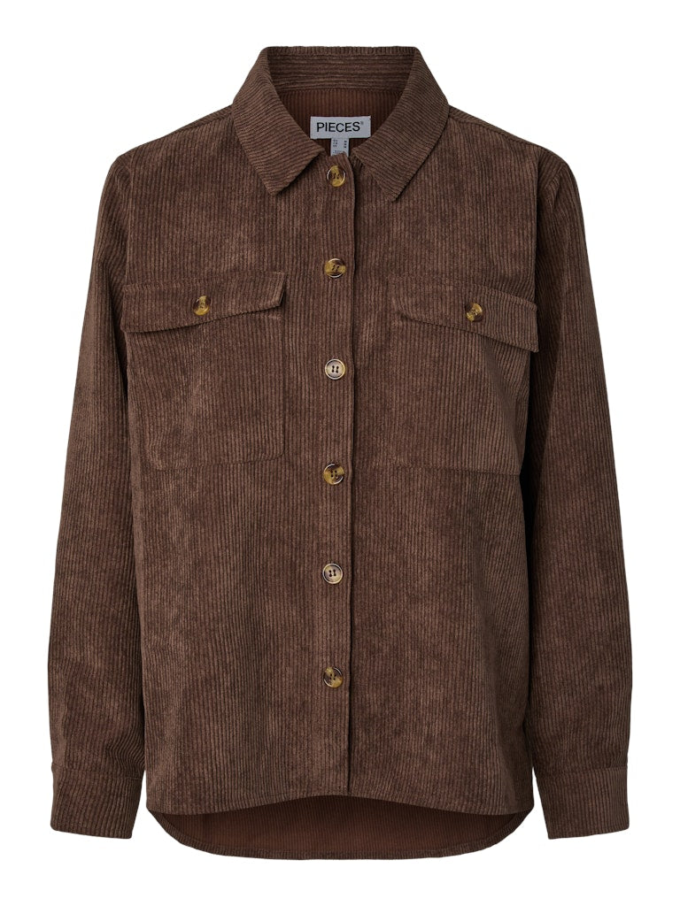 PCEffi LS Shirt Coffee Quartz