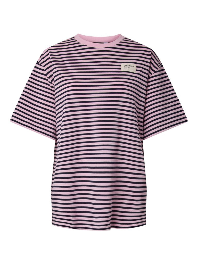 PCSadie SS T-Shirt Roseate Spoonbill