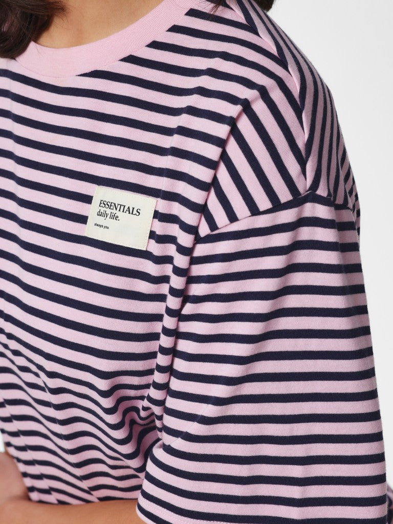 PCSadie SS T-Shirt Roseate Spoonbill
