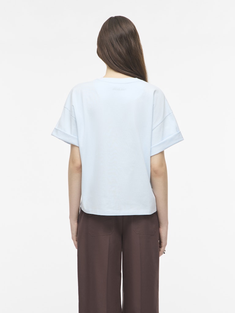 RO’UNanna Oversize O-Neck Tee Ice Water