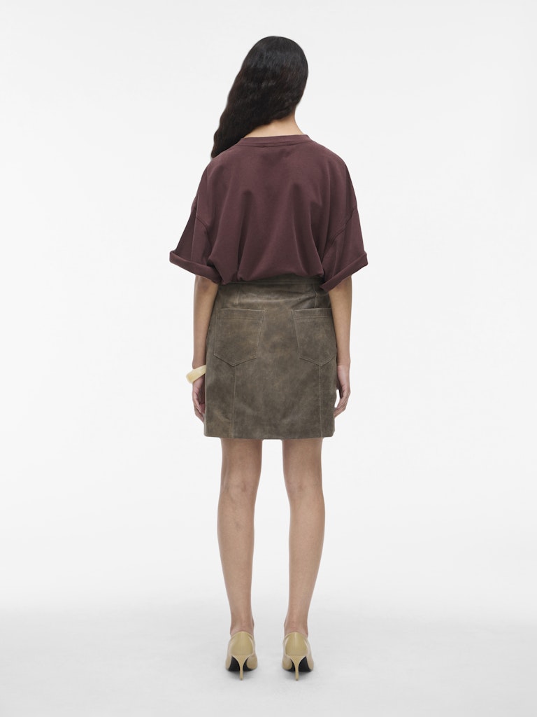 ROUSophias SS O-Neck Tee Decadent Choc