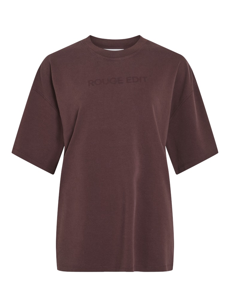 ROUSophias SS O-Neck Tee Decadent Choc