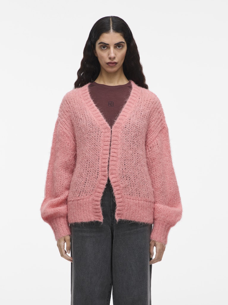 ROUBanu LS Open Cardigan Peach Blossom