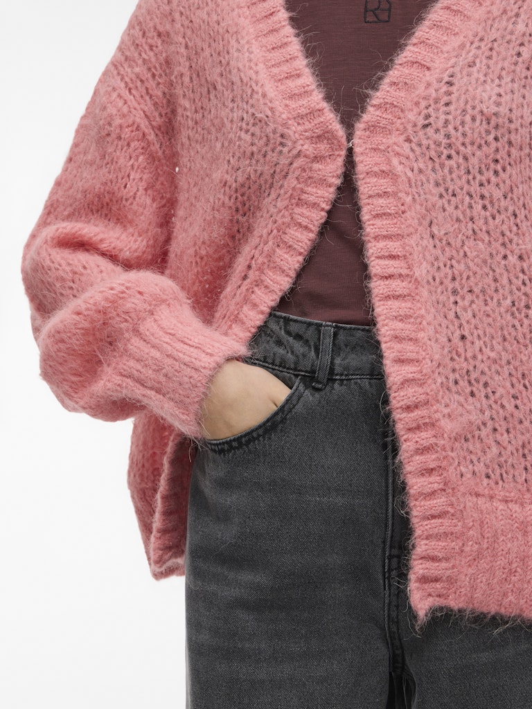 ROUBanu LS Open Cardigan Peach Blossom