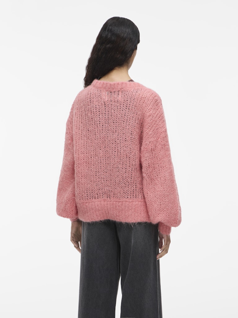 ROUBanu LS Open Cardigan Peach Blossom