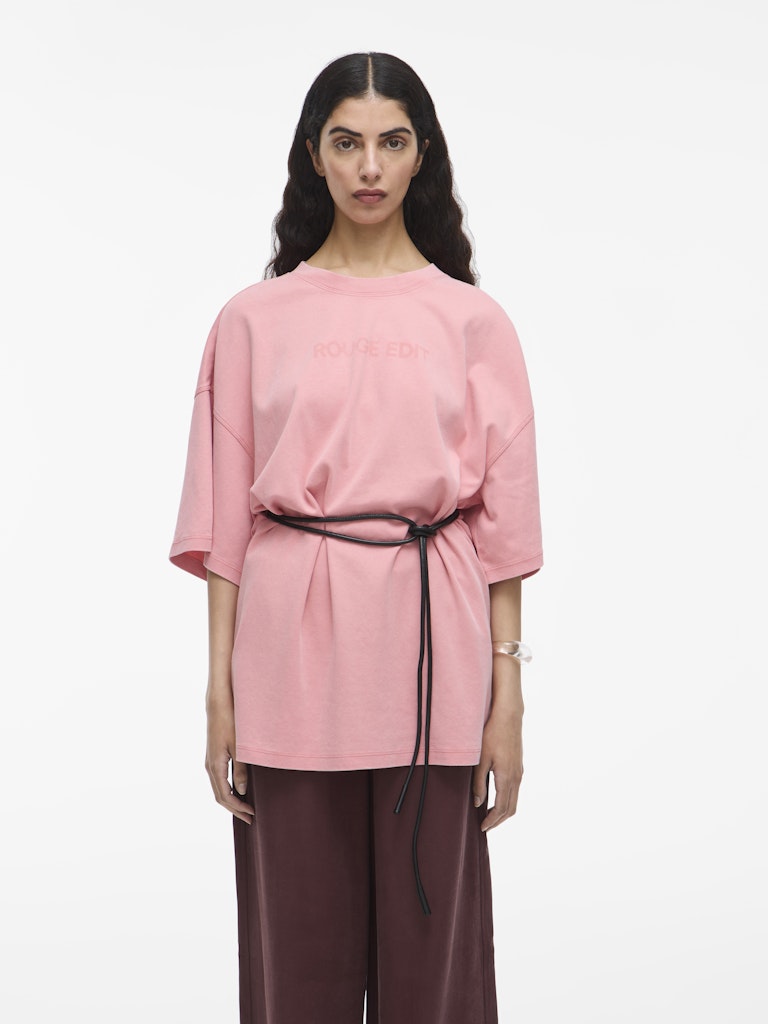 ROUSophias SS O-Neck Tee Peach Blossom