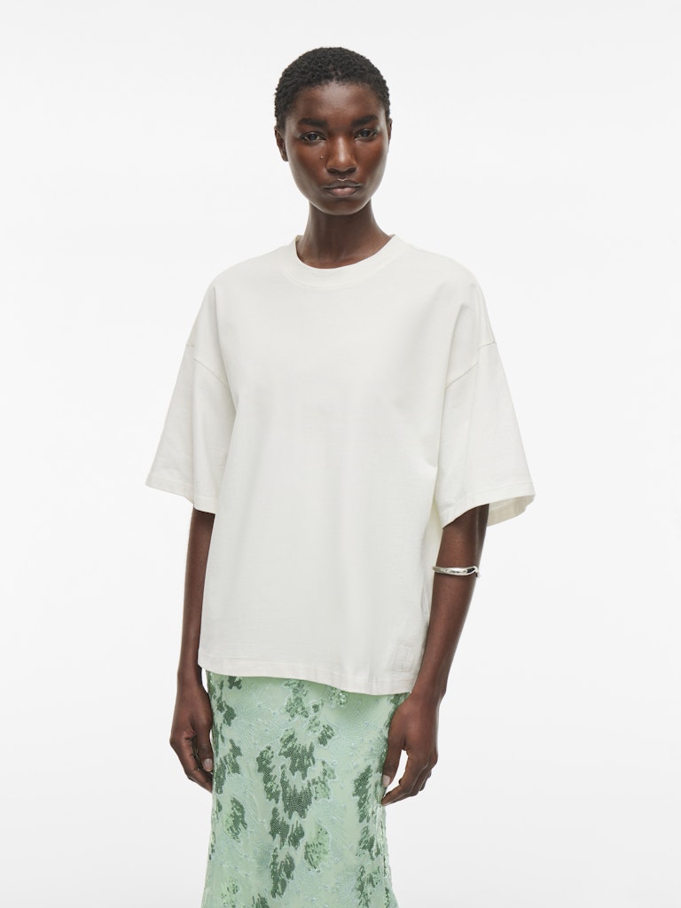 ROUNanna Oversize 2/4 T-Shirt Cloud Dancer