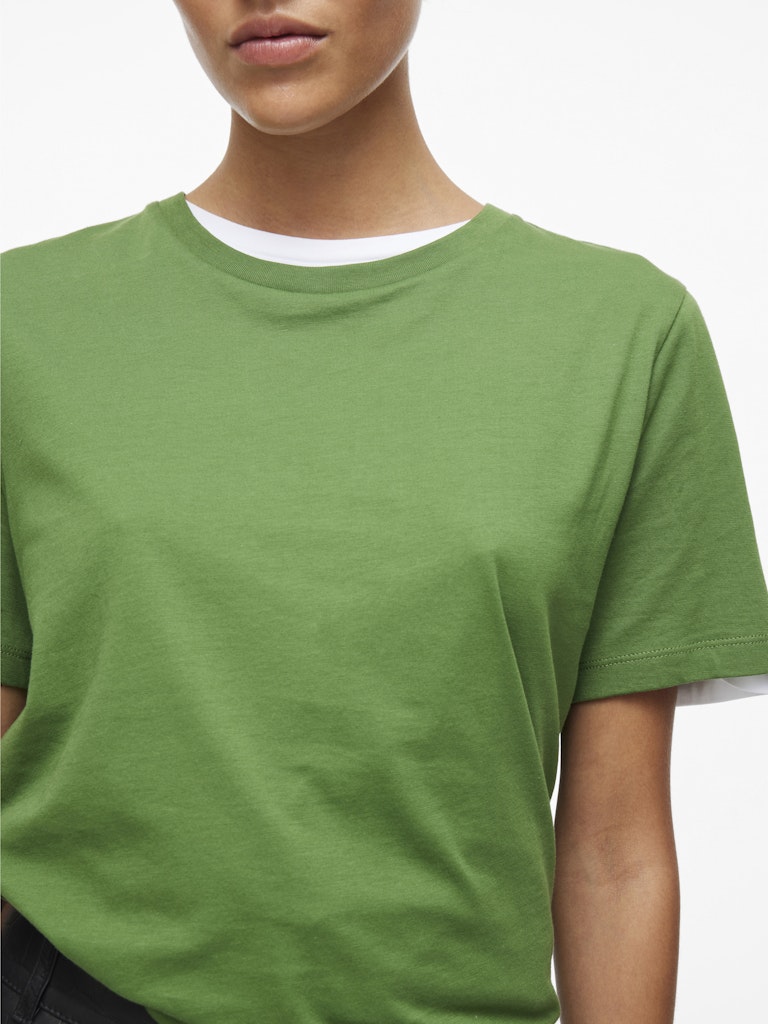 ROUPima SS O-Neck Tee Artichoke Green
