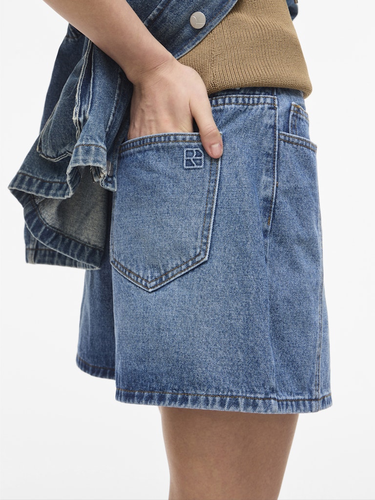 ROURamonas HW Shorts Dark Medium Blue Denim