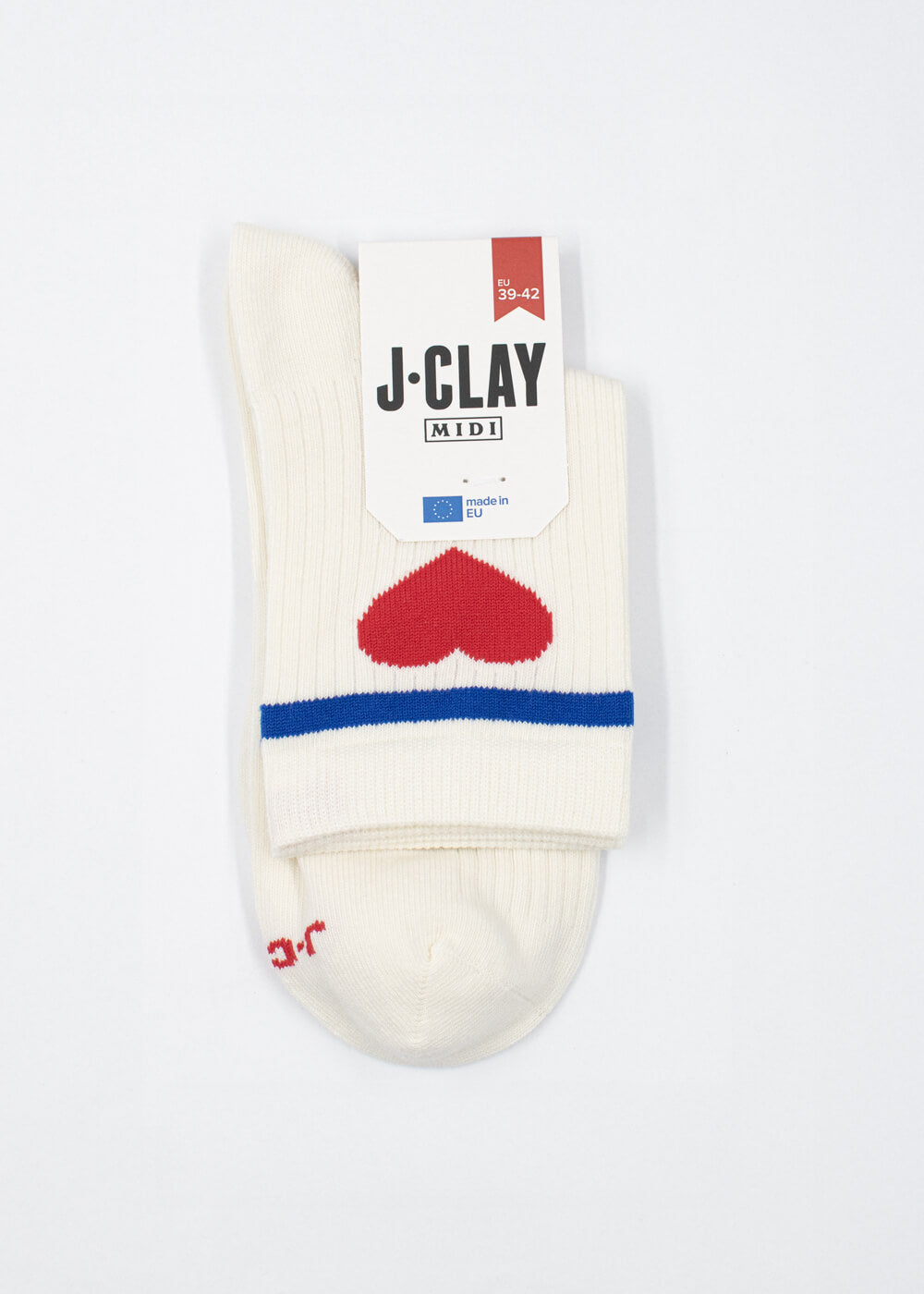 JCRed Heart - Sneaker Socken Midi