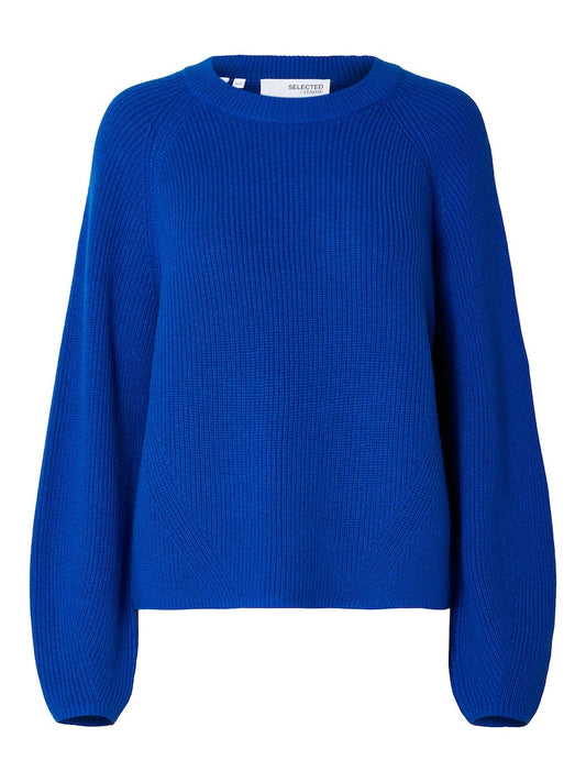 SLFKamma LS Knit o-Neck Surf the Web