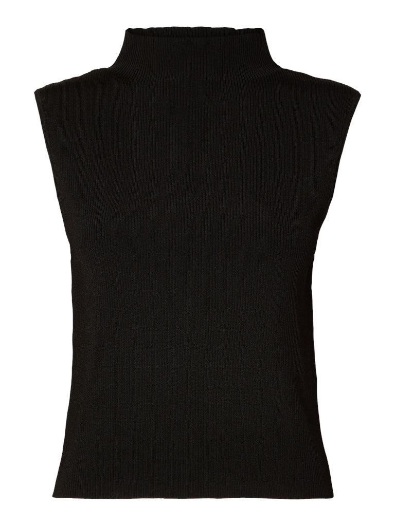 SLFCaro SL Knit Top Black