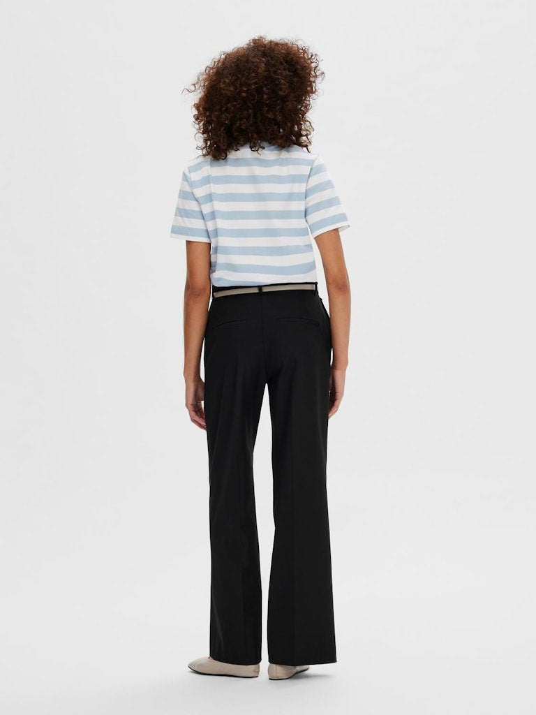 SLFEssential Striped Boxy Tee Cashmere Blue