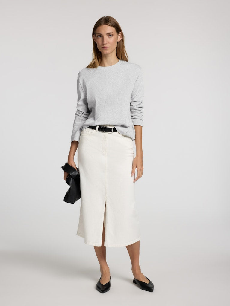 SLFEssential LS Boxy Tee LGM