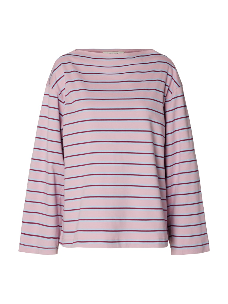 SLFPolly LS Boatneck Tee Bleached Mauve