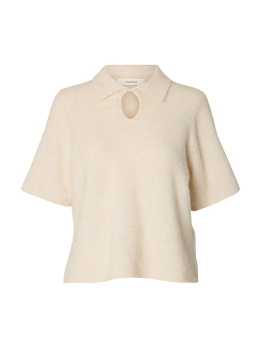 SLFSia 2/4 Knit Top Birch
