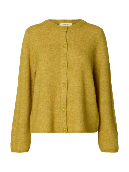 SLFLulu New Knit Cardigan Avocado Oil