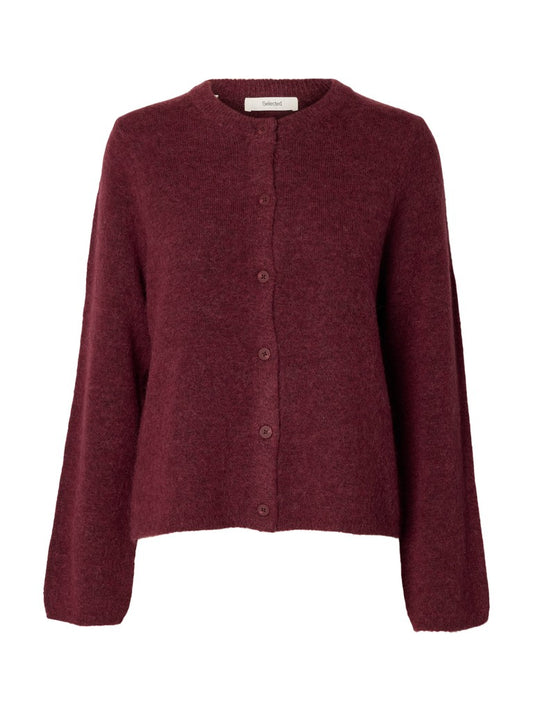 SLFLulu New Knit Cardigan Tawny Port