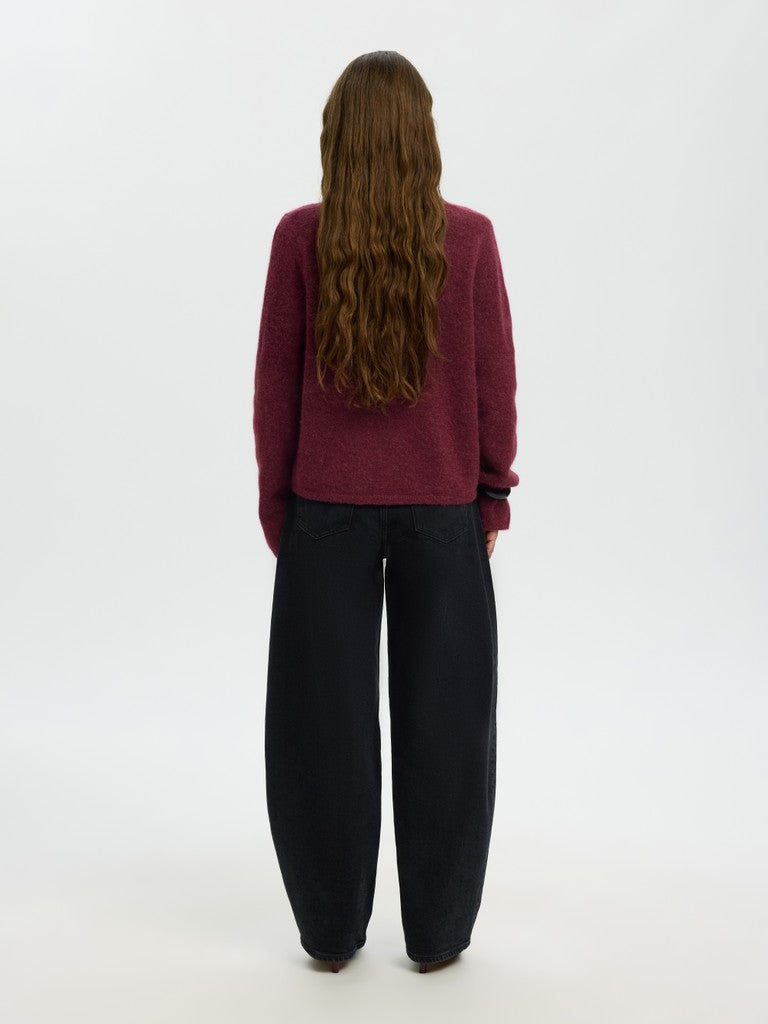 SLFLulu New Knit Cardigan Tawny Port