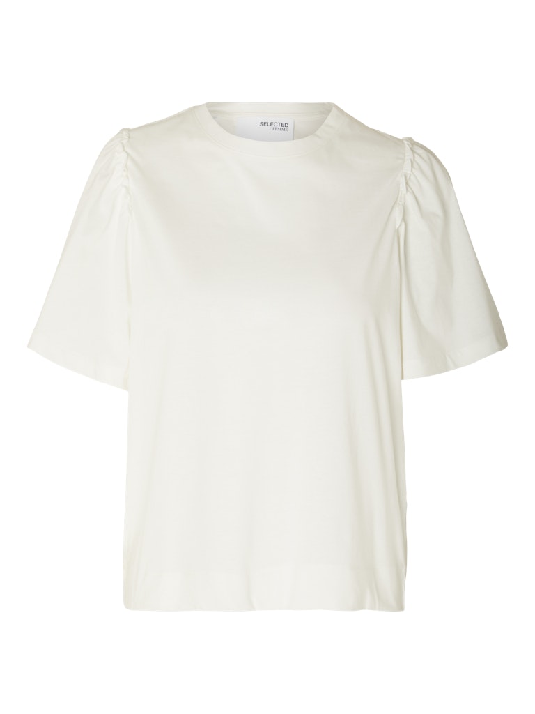 SLWPenelope 2/4 Ruffle Tee Snow White