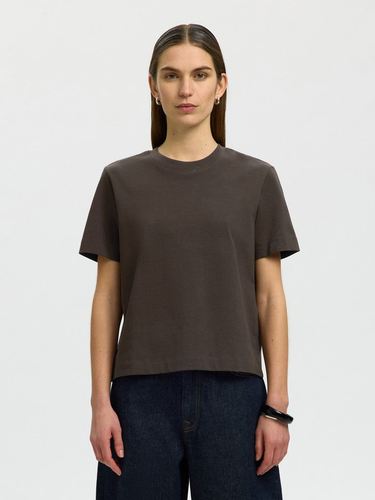 SLFEssential SS Boxy Tee Delicioso