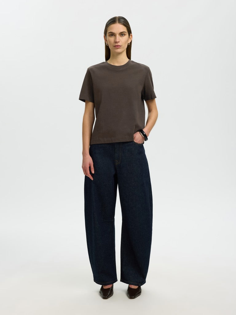SLFEssential SS Boxy Tee Delicioso