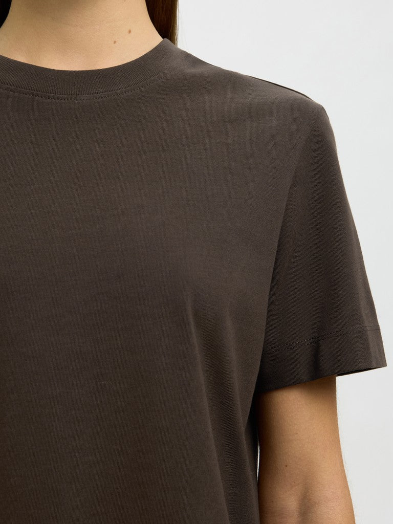 SLFEssential SS Boxy Tee Delicioso