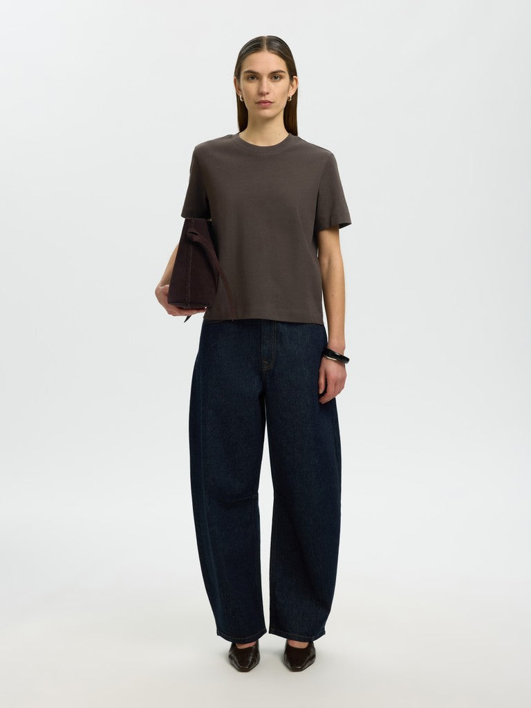 SLFEssential SS Boxy Tee Delicioso