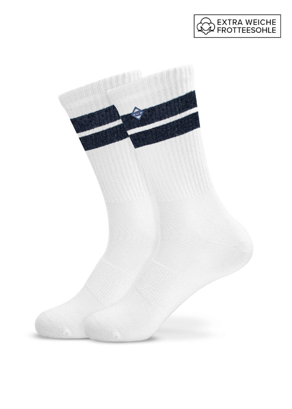 JC Socken True Snow Denim