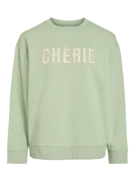 VITasse L/S O-Neck Sweat Smoke Green