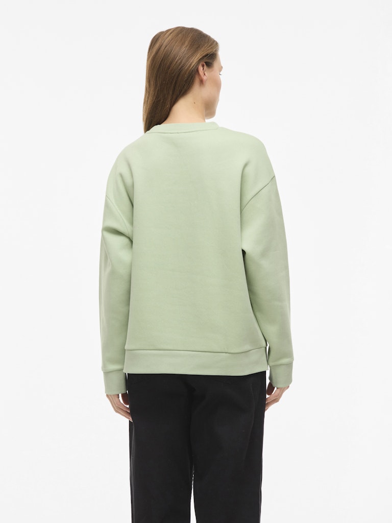VITasse L/S O-Neck Sweat Smoke Green