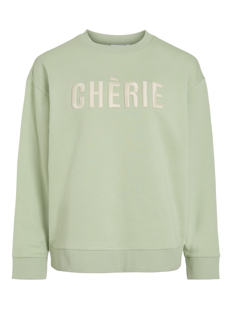 VITasse L/S O-Neck Sweat Smoke Green