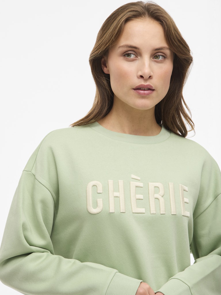 VITasse L/S O-Neck Sweat Smoke Green